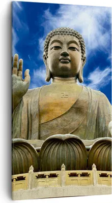 Produktbild von Bild auf Leinwand - Leinwandbild - Asien buddha kultur - 45x80cm - Wand Bild - Wanddeko - Wandbilder - Leinwanddruck - Bilder - Kunstdruck - Wanddekoration - Leinwand bilder - Wandkunst - PA45x80-2114