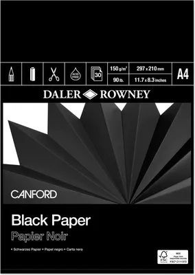 Zdjęcie produktu dla Daler Rowney Canford Coloured Paper Szkicownik 30 A4 150 g