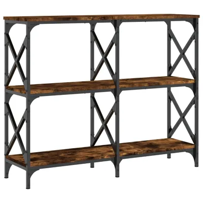 Immagine prodotto di vidaXL Tavolo consolle in rovere fumé 100x28x80,5 cm Materiale a base di legno