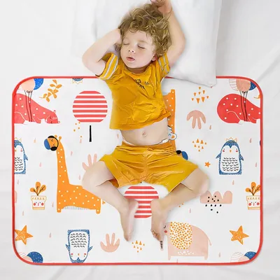Obrázok produktu pre Podložky na tréning na nočník 70x90 cm, savé podložky na posteľ, 100% bavlna, pre tréning na nočník