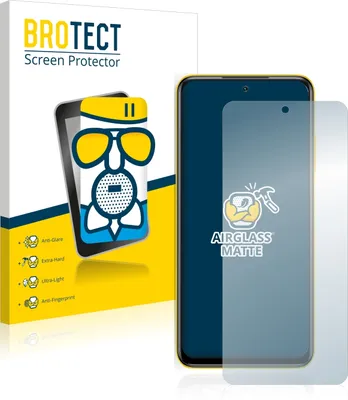 Produktbild von BROTECT Entspiegelungs Schutzglas für Xiaomi Poco M3 Pro 5G Schutzfolie Panzer Folie Glas Display Schutz matt