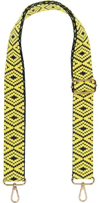 Produktbild von styleBREAKER Taschen Schulterriemen mit Azteken Muster, Wechsel Taschengurt mit Karabinerhaken, verstellbar, Unisex 02013015