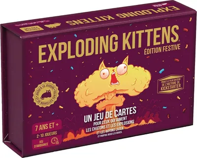 Immagine prodotto di Gioco da tavolo Asmodee Exploding Kittens: Festive Edition