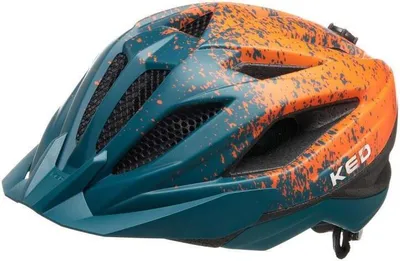 Image de Casque Ked Street Junior Pro pour enfants vert arcade-orange mat Taille M (53-58 cm)