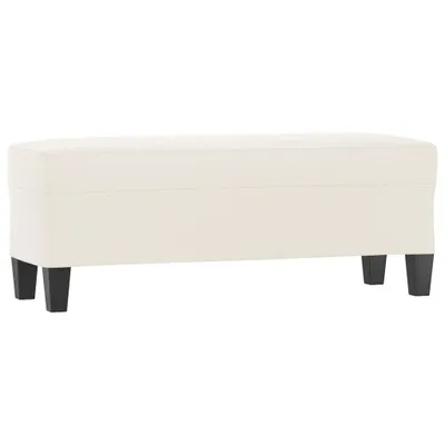 Obrázek produktu pro Lavice béžová 100x35x41 cm tkanina z mikrovlákna