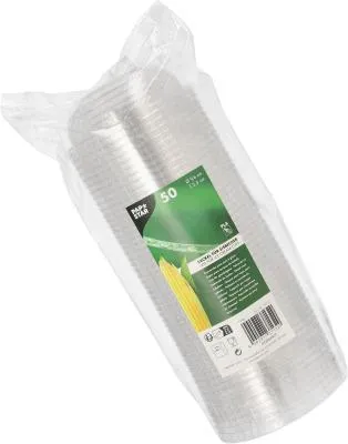 Produktbild von 500 Deckel für Eisbecher PLA rund Ø 9,6 cm · 3,5 cm