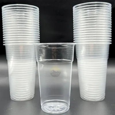 Produktbild von KURTT - Bierbecher PP 300ml/0,3L - 200 Stück - Plastikbecher - Einweg-Trinkbecher - Eventbecher - Trinkbecher - Bierbecher - Partybecher -Einwegbecher