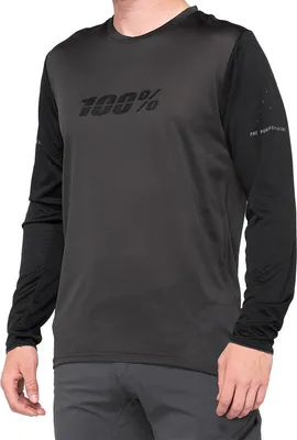 Produktbild von 100% Ridecamp Longsleeve Jersey Black/Charcoal M