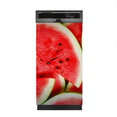 Produktbild von Magnete Dekorative 45x80 cm Küche Magnetmatte Spülmaschine - reife rote Wassermelonen
