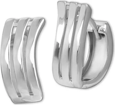 Produktbild von SilberDream Damen SilberDream Ohrringe silberfarben Creolen 925 Silber D2SDO4455J