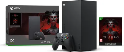 Produktbild von Microsoft Xbox Series X - Diablo IV, Xbox Series X, Schwarz, 16000 MB, GDDR6, AMD, AMD Ryzen Zen 2