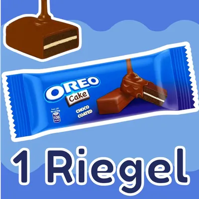 Produktbild von Oreo Choco Coated Soft Cake – 1 x 24g | Weicher Kakaokuchen mit Vanillefüllung & Schokoglasur  +Heartforcards Versandschutz