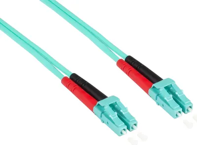 Produktbild von Patchkabel LWL Duplex OM3 (Multimode, 50/125) LC/LC, 5m, Good Connections®
