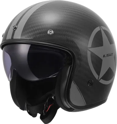 Obrázek produktu pro LS2 OF601 BOB II CARBON STAR Jethelm S v šedé barvě