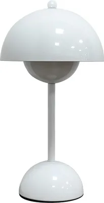 Produktbild von Nachttischlampe, weiße Kugel unter der Kuppel, LED 3W, Farbwechsel, kabellos, Touch COSTA Milagro