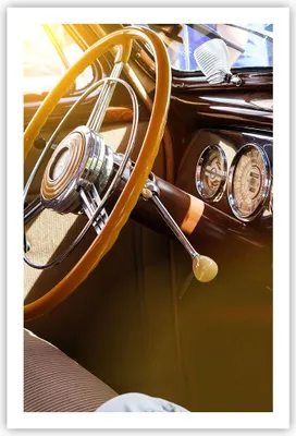 Produktbild von Poster - Poster ohne Rahmen - Auto Retro Vintage - 61x91,5 cm - Wand Bild - Wanddeko - Wandbilder - Kunstposter - Wandposter - Bilder - Kunstdruck - Wanddekoration - Wandbild - P2XPA61x91-4939