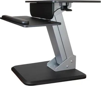 Zdjęcie produktu dla StarTech.com ARMSTS, Czarny, Srebrny, Płaski panel, Stojak multimedialny, Stal, Drewno, 13 kg, 76,2 cm (30")