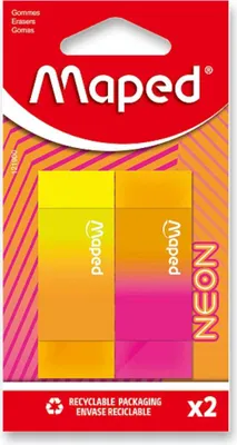Image de Maped - Eraser NEON x2