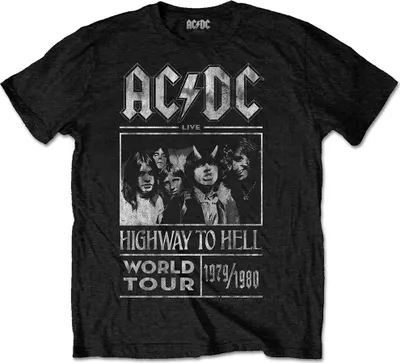 Produktbild von AC/DC Highway to Hell World Tour 1979/1980 Black L T-Shirt