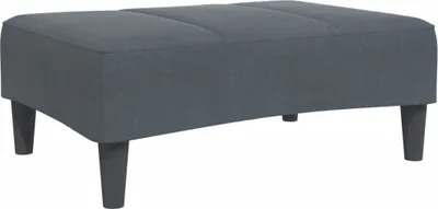 Obrázek produktu pro Podnožka tmavě šedá 77 x 55 x 31 cm samet