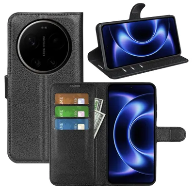 Immagine prodotto di Custodia a libro in Pelle finta per Xiaomi 17 Ultra - Custodia protettiva a portafoglio