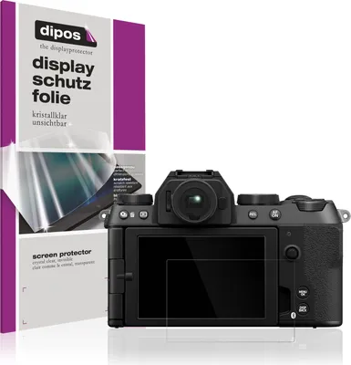 Produktbild von 4x Schutzfolie für Fujifilm X-S20 klar Displayschutzfolie Folie Display Schutz dipos