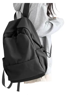 Produktbild von Schulrucksack Teenager Mädchen, Rucksack Damen, Laptop Rucksack 15,6 Zoll, Schwarz
