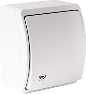 Immagine prodotto di Interruttore a parete Interruttore luce Pulsante IP44 156-01 DV