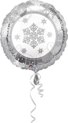Produktbild von Schneeflocken-Folienballon 43 cm 1 Stk.