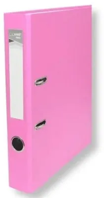 Image de Classeur A4 avec anneaux de 5 cm, rose - Penword