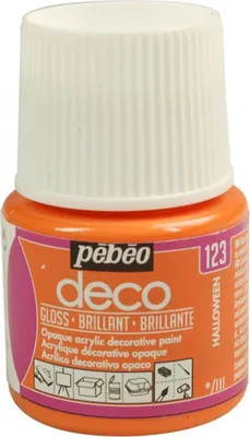 Zdjęcie produktu dla Farba akrylowa Pebeo Deco Glossy, 45 ml, 123 Halloween
