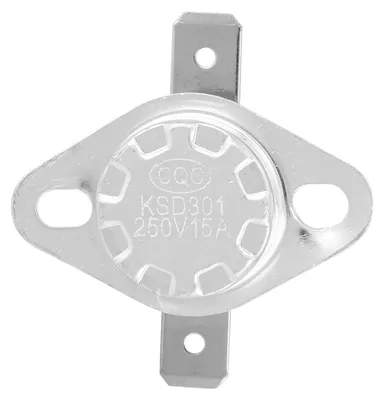 Produktbild von 5 Stück Thermostatschalter KSD301 Thermostat 250V 15A Normal geschlossen Temperaturkontrollschalter