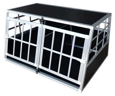 Image de Cage de transport pour chiens, taille L, pour voiture, cage de sécurité pour chiens