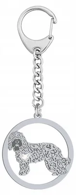 Produktbild von Mejk Jewellery Schlüsselanhänger Barbet Silber mit Gravur