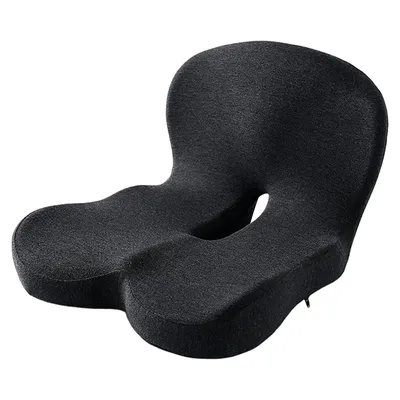 Immagine prodotto di Cuscino ortopedico in schiuma memory, cuscino ergonomico per sedia da ufficio, cuscino a ciambella - MEMOSIT