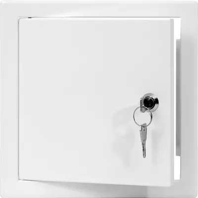 Produktbild von Revisionsklappe aus Stahlblech mit Schloss HxB:600x400mm