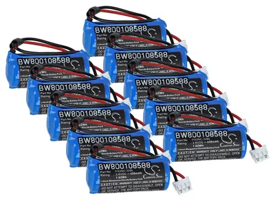 Produktbild von vhbw 10x Batterie kompatibel mit Steris Surgigraphic 6000 Steuereinheit (450 mAh, 3,6 V, Li-MnO2)