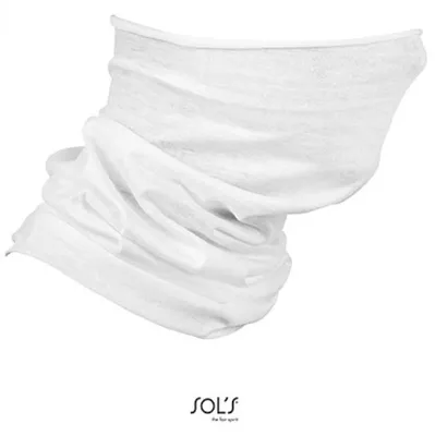 Produktbild von SOLs 03094 | Multifunctional Neck Warmer Bolt - Farbe: White - Größe: 25 x 50 cm
