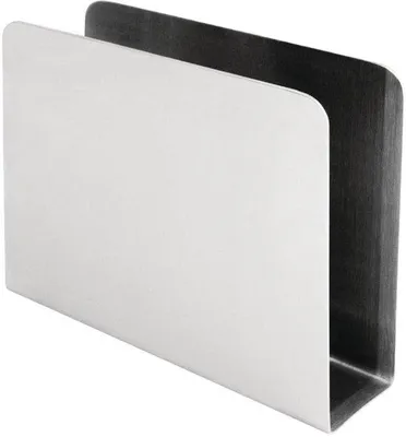 Produktbild von Ibenzoa® Serviettenhalter aus Edelstahl, quadratisch – Tisch-Organizer für Servietten & Tischkarten, modernes Design, spülmaschinenfest