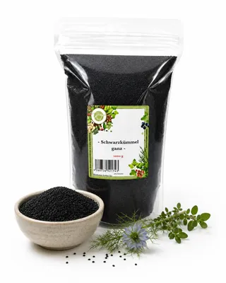 Produktbild von KT 1000g / 1kg echter Schwarzkümmel Schwarzkümmelsamen Nigella sativa - 1A Qualität