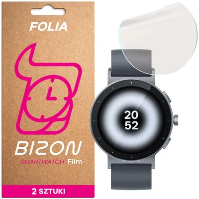 Produktbild von 2x Matte Folie für Realme Watch S5, Bizon Watch Film Matte Duo