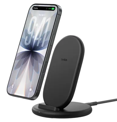Produktbild von Belkin WIB006HQBK, Drinnen, USB, Kabelloses Aufladen, 1,5 m, Schwarz