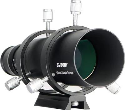 Produktbild von Svbony SV106 Hledáček Scope Telescope 60mm Guide Scope 240 Ohnisková vzdálenost Guidescope se spirálovým zaostřovacím zařízením pro dalekohled Vánoční dárek (60mm)