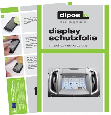 Obrázek produktu pro 1x ochranná fólie pro Ford Ranger Wildtrak Navigation Sync3 matt Screen Protector Film Ochrana displeje dipos