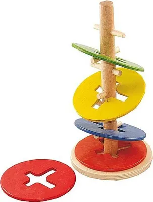 Produktbild von Motorikbaum - Geschicklichkeitsspiel Aus Holz