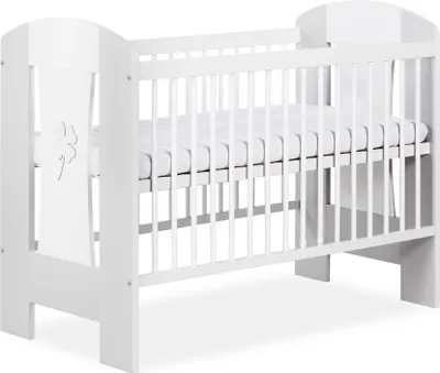Produktbild von Kinderbett 60x120 IVY - weiß/grau