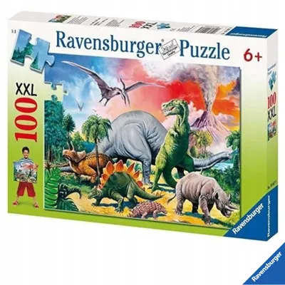 Produktbild von Ravensburger Puzzle 100 Teile Dinosaurier Lernspielzeug