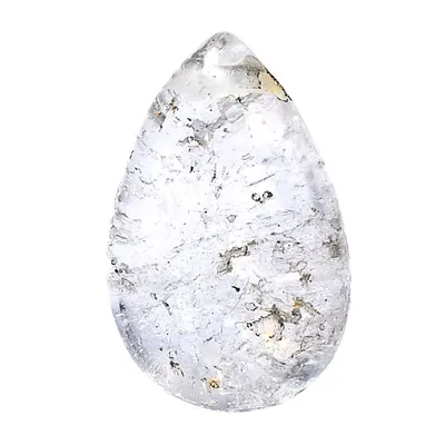 Produktbild von Bergkristall-Anhänger aus gebohrtem Trommelstein – Packung mit 5 Stück – 2,5–3,5 cm
