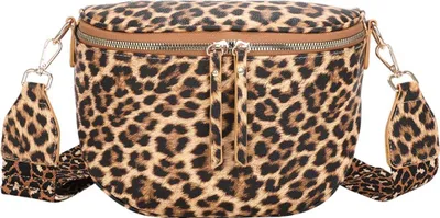Produktbild von Gallantry, Hüfttasche für Damen mit Leopardenmuster, Braun
