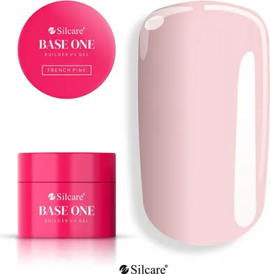 Produktbild von SILCARE Base One Gel Nagelaufbaugel - Französischrosa 50 g